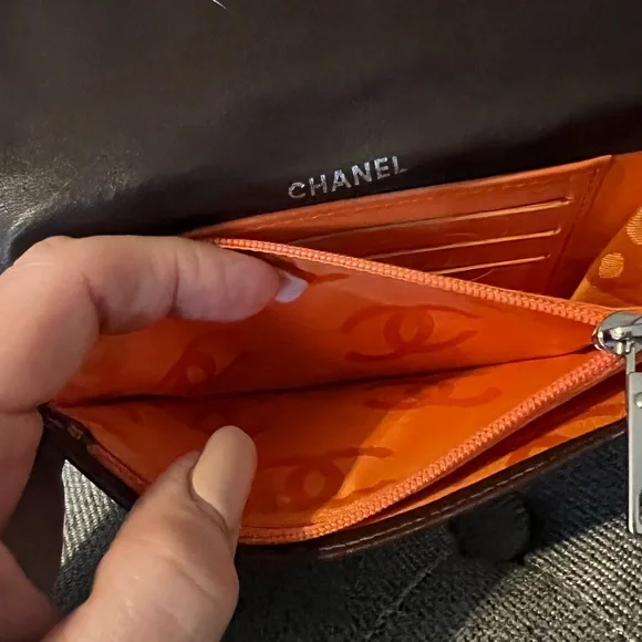 CHANEL Combon Line CC Coco Mark Logo flap wallet - Picture 8 of 10